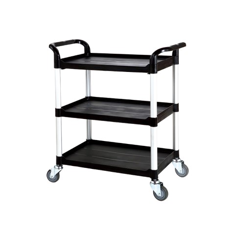 EASYROLL SMALL THREE TIER PLASTIC TROLLEY 